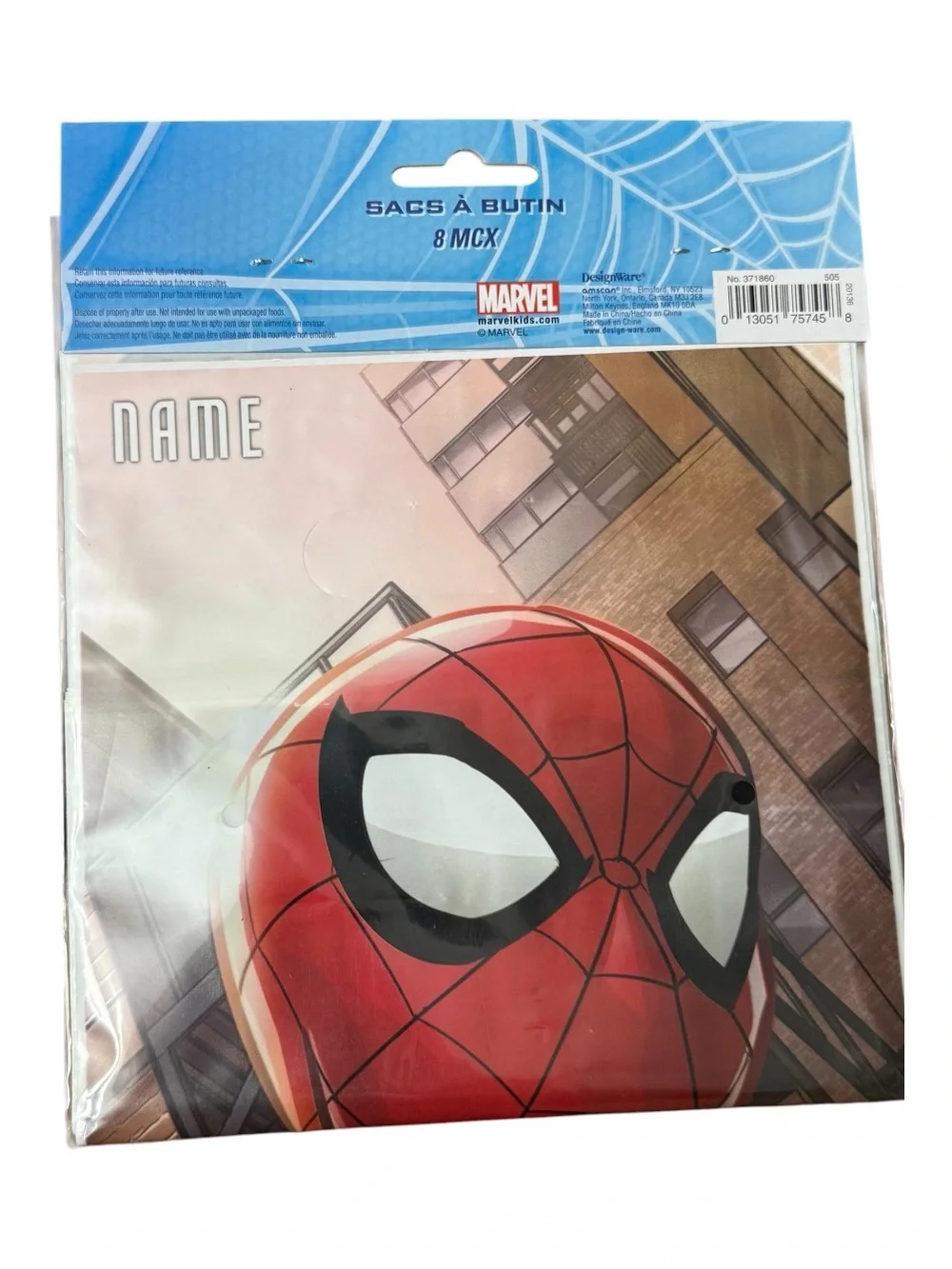 Spiderman / Batman Marvel Party Supplies Set in Red and Blue